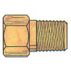 BRASS INVERTED FLARE MALE CONNECTOR 3/16 X 1/8(11186)