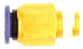 PUSH TO CONNECT NYLON MALE CONNECTOR 1/4 X 1/8 PT(12481)