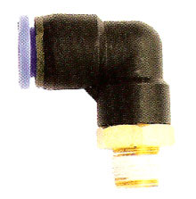 PUSH TO CONNECT MALE SWIVEL ELBOW 1/4 X 1/8 PT(12493)