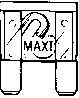 BAYONET MAXI SMARTGLOW FUSE 20 AMP YELLOW(25426)